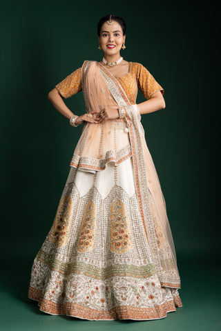 Champagne Sunset Grandeur Lehenga