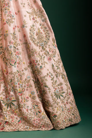 Exquisite Nude Pink Lehenga
