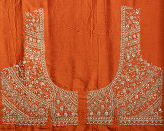 Tangerine Ember Glow Bridal Lehenga