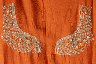 Tangerine Ember Glow Bridal Lehenga