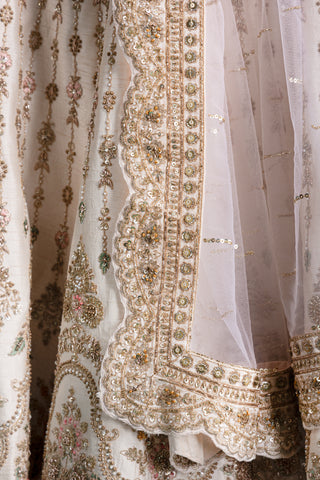 Luxe Ivory Mist Lehenga