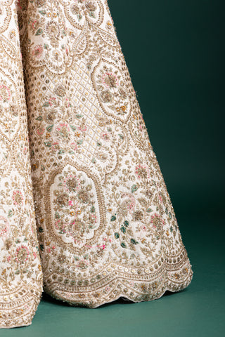 Luxe Ivory Mist Lehenga