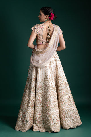 Luxe Ivory Mist Lehenga