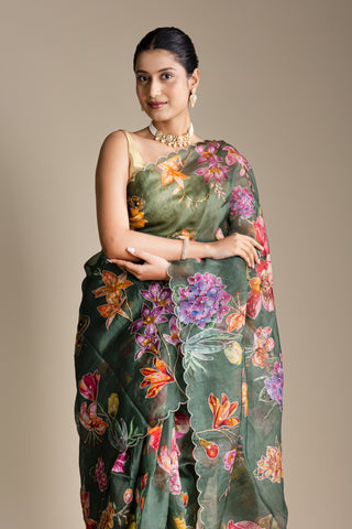 Botanical Garden Bliss Saree