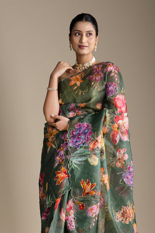 Botanical Garden Bliss Saree