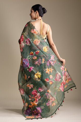 Botanical Garden Bliss Saree