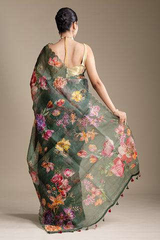 Botanical Garden Bliss Saree