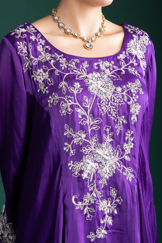 Flowy Imperial Amethyst Kaftan