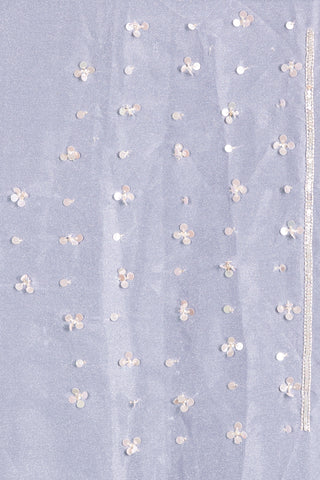 Misty Lavender Net Saree