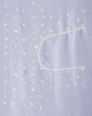 Misty Lavender Net Saree