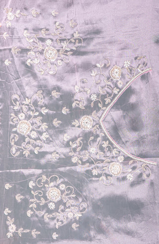 Blush Rose Organza Saree