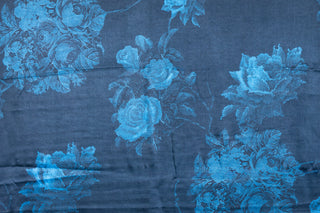 Exquisite Ombre Midnight Bloom Silk Saree