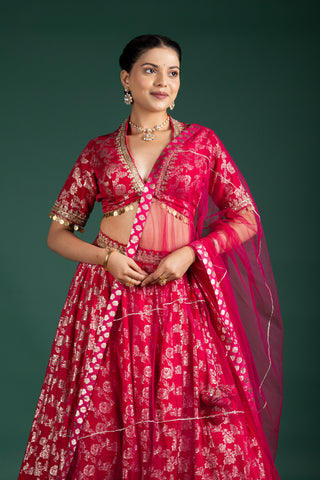 Vibrant Fuchsia Lehenga