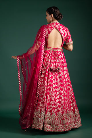 Vibrant Fuchsia Lehenga