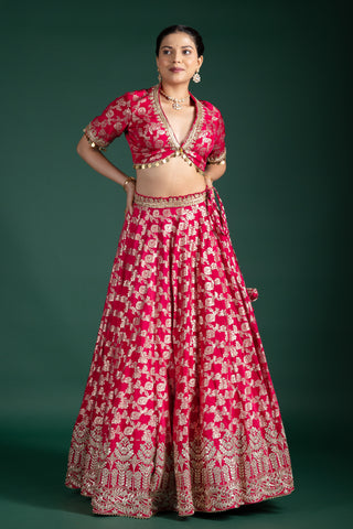 Vibrant Fuchsia Lehenga