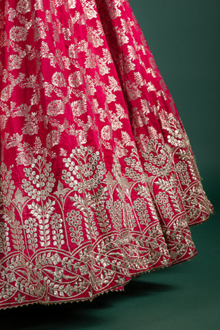 Vibrant Fuchsia Lehenga