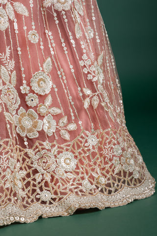 Blush Rosewood Lehenga
