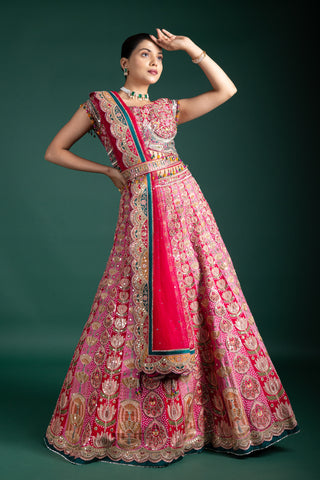 Luxurious Hot Pink Lehenga
