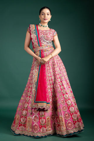 Luxurious Hot Pink Lehenga