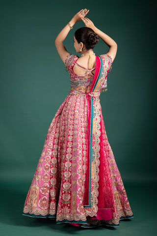 Luxurious Hot Pink Lehenga