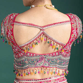 Luxurious Hot Pink Lehenga