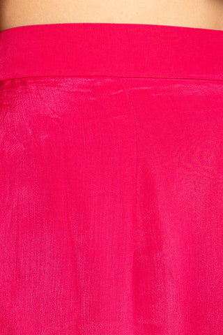 Hot Pink Embroidered Sharara Set