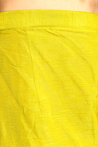 Exquisite Citrus Blossom Green Kurta Set