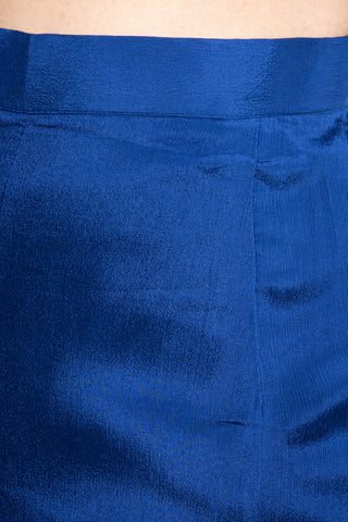 Royal Navy Blue Handcrafted Sharara Set