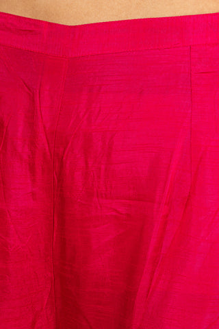 Vibrant Fuchsia Pink Kurta Sharara with Golden Accents