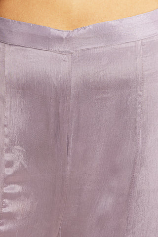 Exquisite Lavender Grey Sharara Set