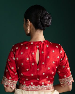 Classic Champagne Gold Saree