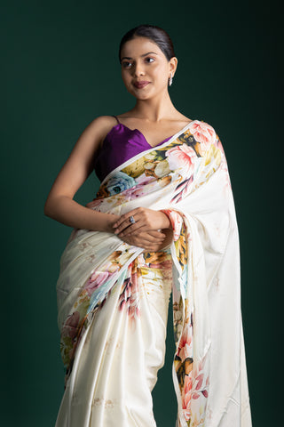 Lemon Meringue Yellow Silk Saree