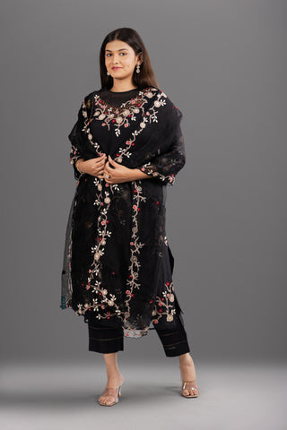 Elegant Black Kurta Set
