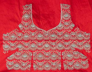 Classic Crimson Red Bridal Lehenga