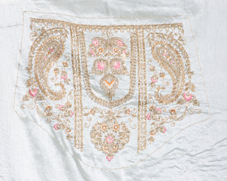 Blush Champagne Ivory Lehenga