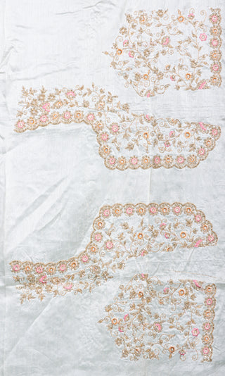 Blush Champagne Ivory Lehenga