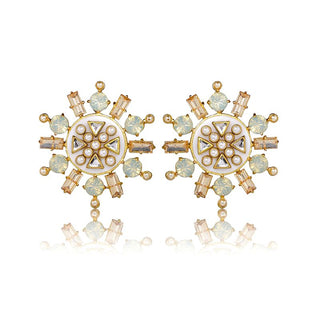Rubaina Kundan Studs