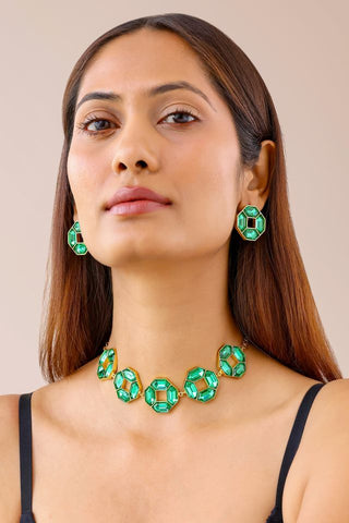 Cavana Necklace Set (Emerald)