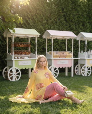 Sunlit Bloom Kurta Set
