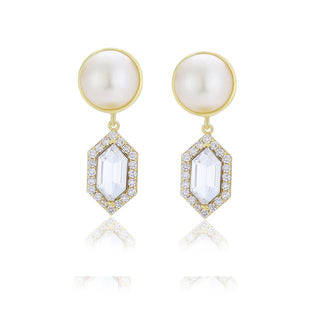 Cavi Drop Earrings (White)